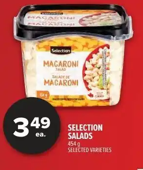 Metro Selection salads offer