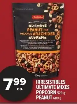 Metro Irresistibles ultimate mixes popcorn peanut offer