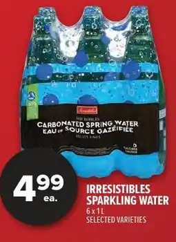 Metro Irresistibles sparkling water offer