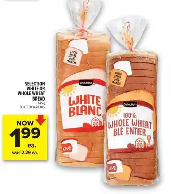 Metro Selection white or whole wheat bread offer