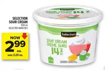 Metro Selection sour cream offer