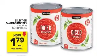 Metro Selection canned tomatoes offer