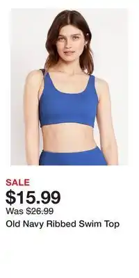 Old Navy Old Navy Ribbed Swim Top offer