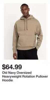 Old Navy Old Navy Oversized Heavyweight Rotation Pullover Hoodie offer