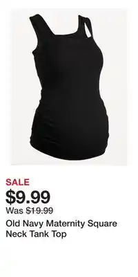 Old Navy Old Navy Maternity Square Neck Tank Top offer