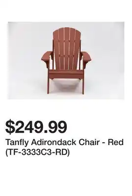 Newegg Tanfly Adirondack Chair - Red (TF-3333C3-RD) offer