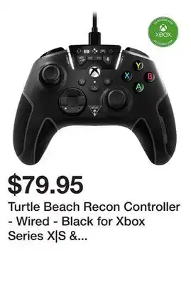 Newegg Turtle Beach Recon Controller - Wired - Black for Xbox Series X|S & Xbox One offer