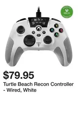 Newegg Turtle Beach Recon Controller - Wired, White offer