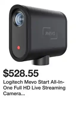 Newegg Logitech Mevo Start All-In-One Full HD Live Streaming Camera #961-000498 offer