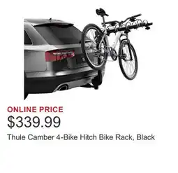 Costco Thule Camber 4-Bike Hitch Bike Rack, Black offer