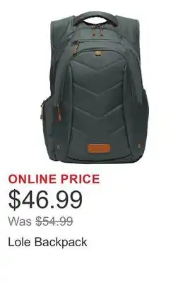 Costco Lole Backpack offer