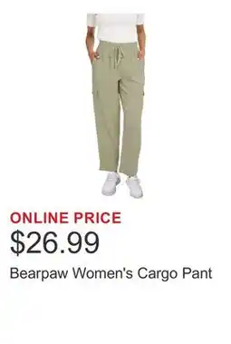 Costco Bearpaw Women's Cargo Pant offer