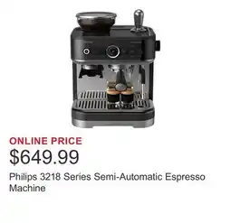 Costco Philips 3218 Series Semi-Automatic Espresso Machine offer