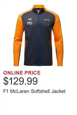 Costco F1 McLaren Softshell Jacket offer