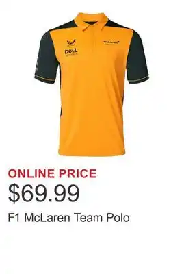 Costco F1 McLaren Team Polo offer