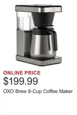 Costco OXO Brew 8-Cup Coffee Maker offer