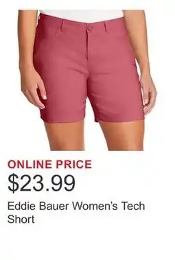 Costco Eddie Bauer Women's Tech Short offer