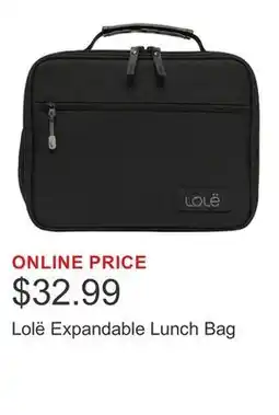 Costco Lolë Expandable Lunch Bag offer