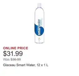 Costco Glaceau Smart Water, 12 x 1 L offer