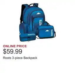 Costco Roots 3-piece Backpack offer