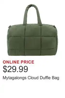 Costco Mytagalongs Cloud Duffle Bag offer