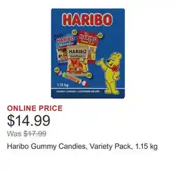 Costco Haribo Gummy Candies, Variety Pack, 1.15 kg offer