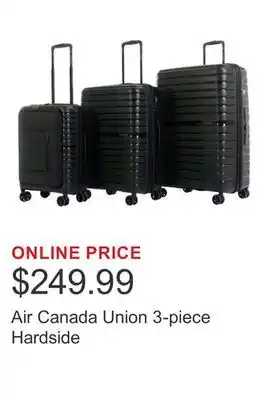 Costco Air Canada Union 3-piece Hardside offer