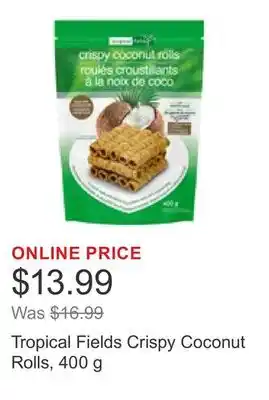 Costco Tropical Fields Crispy Coconut Rolls, 400 g offer