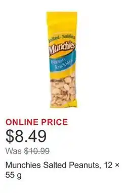 Costco Munchies Salted Peanuts, 12 × 55 g offer