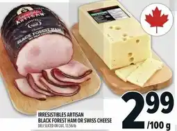 Metro Irresistibles artisan black forest ham or swiss cheese offer