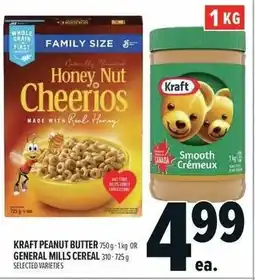 Metro Kraft peanut butter or general mills cereal offer