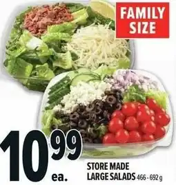 Metro Store made large salads offer