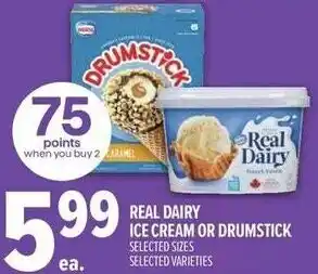 Metro Real dairy ice cream or drumstick offer