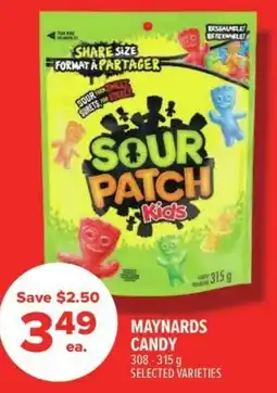 Metro Maynards candy offer