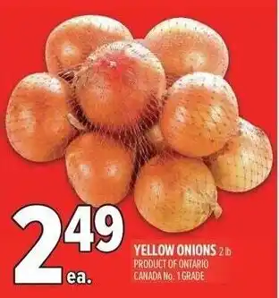 Metro Yellow onions offer