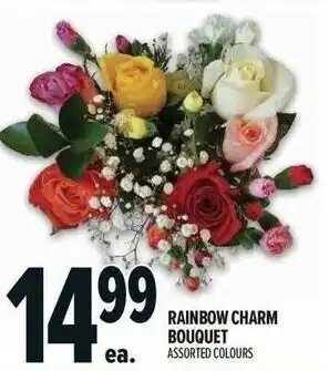 Metro Rainbow charm bouquet offer