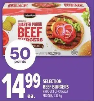 Metro Selection beef burgers offer