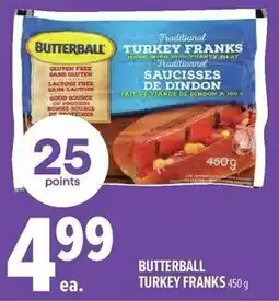 Metro Butterball turkey franks offer