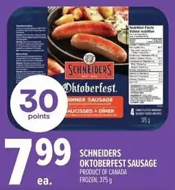 Metro Oktoberfest sausage offer