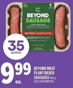 Metro Beyond meat plant-based sausages offer