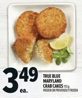 Metro True blue maryland crab cakes offer