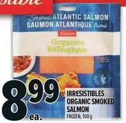 Metro Irresistibles organic smoked salmon offer