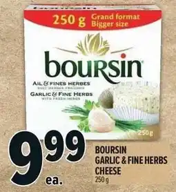 Metro Boursin garlic & fine herbs cheese offer