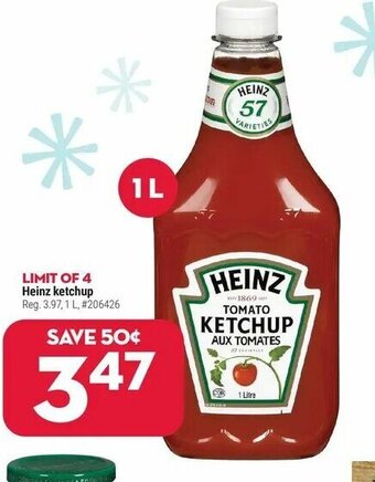 Giant Tiger Heinz Ketchup offer