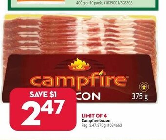 Giant Tiger Campfire Bacon offer
