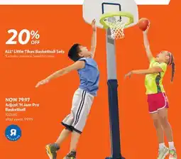 Toys R us Little Tikes Adjust 'N Jam Pro Basketball offer