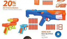 Toys R us Nerf Gear Up 3-Pack offer