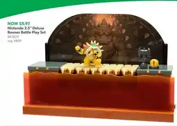 Toys R us Jakks Pacific Nintendo 2.5 Deluxe Bowser Battle Play Set offer