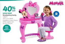 Toys R us MINNIE Bowdazzling Vanity offer