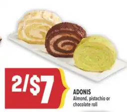 Marché Adonis ADONIS Almond, pistachio or chocolate roll offer